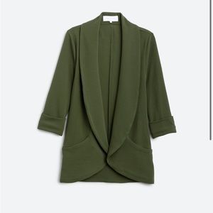 Melanie knit tunic blazer